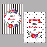 Valentine's day greeting cards