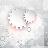 Abstract technology background with gears