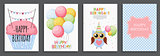 Happy Birthday, Holiday  Greeting and Invitation Card Template S