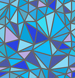 Seamless blue polygon pattern