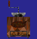 Polygon coffee mill image