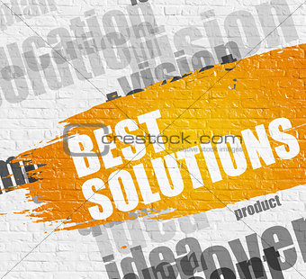 Best Solutions on the White Wall.