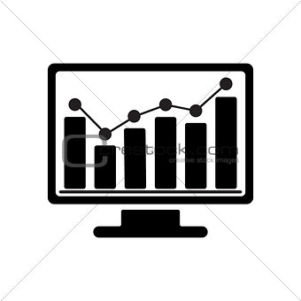Bar Chart Monitoring icon