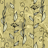 seamless abstract hand-drawn pattern