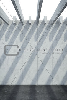 abstract architectural concrete composition
