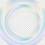 Colorful abstract transparent circle background