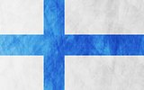 Finnish grunge flag background