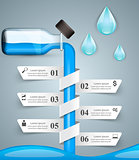 Business Infographics. Medicine bottles,  Recipe icon.