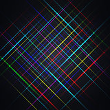 Abstract background from multi-colored bright strips, vector illustration.