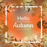 Hello Autumn card design