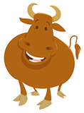 happy bull farm animal