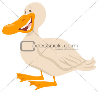 cute duck animal character