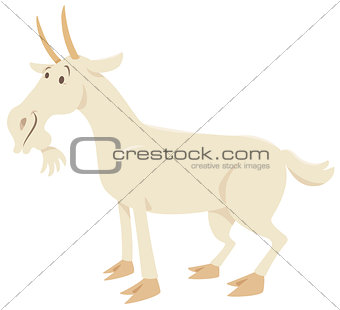 funny goat animal character