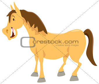 horse cartoon animal character