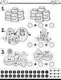educational activity coloring page