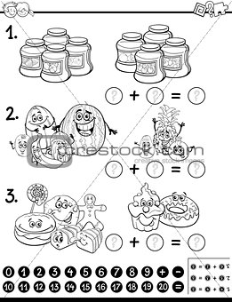 educational activity coloring page