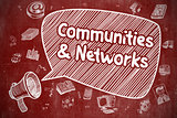 Communities And Networks - Business Concept.