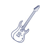 rock electric guitar