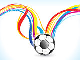 abstract colorful football background