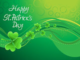 abstract artistic st patrick background 