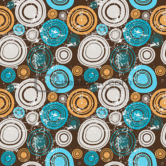 Vintage background with circles