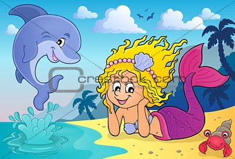Happy mermaid theme 4