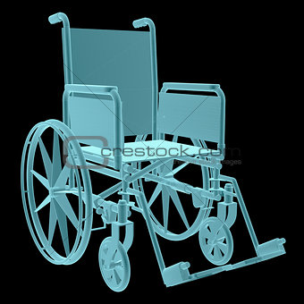 X-Ray Image Of Wheelchair