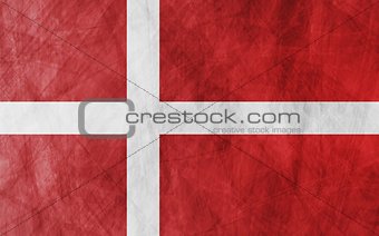 Danish grunge flag background
