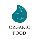 Organic food banner