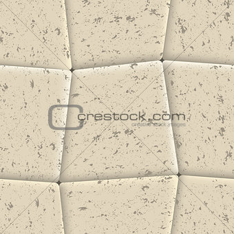 Seamless background of sidewalk tiles, vector illustration.