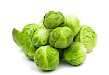 a pile of Brussels sprouts 