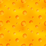 Bright tasty yellow cheese seamless pattern