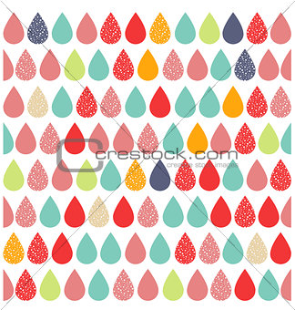 Abstract colourful vector background with rain