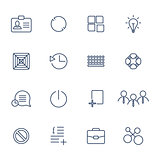 Outline vector icons for web and mobile.