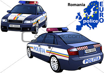 Romania Police Car