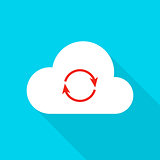 Cloud Technology Flat Icon