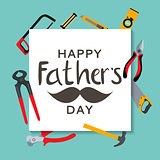 Fathers Day Background. Best Dad Vector Illustration