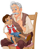 Mister Geppetto and Pinocchio