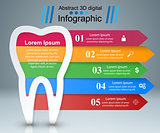 Business Infographics. Tooth icon.