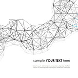 Wireframe Surface Vector Background