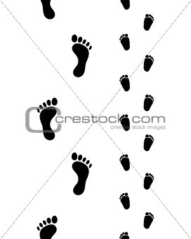 an and baby bare feet