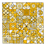 Abstract geometric pattern for your design