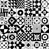 Abstract geometric seamless pattern for your design