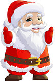 Santa Claus on a white background