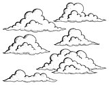 Clouds drawings theme image 1