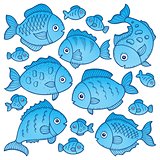 Fish drawings theme image 2