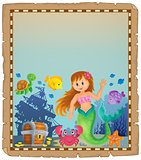 Parchment with mermaid topic 4