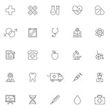 Medicine and Healthcare Icons