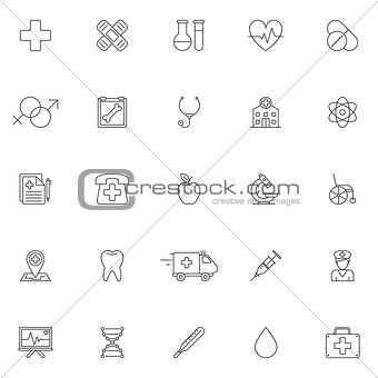 Medicine and Healthcare Icons