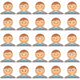 Office smilies icons, set